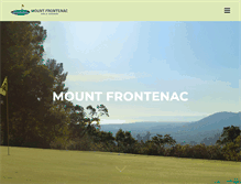 Tablet Screenshot of mountfrontenac.com